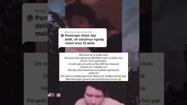 Firal 13 detik " pacar gak ada otak " Firal 13 detik " pacar gak ada otak "