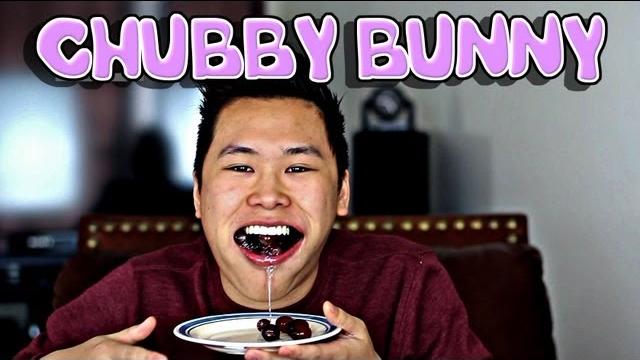 Chubby bunny challenge! (with grapes) Chubby bunny challenge! (with grapes)