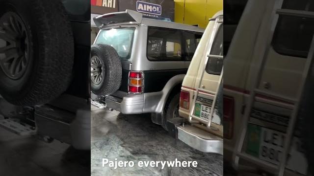 Pajero garage #automobile Pajero garage #automobile