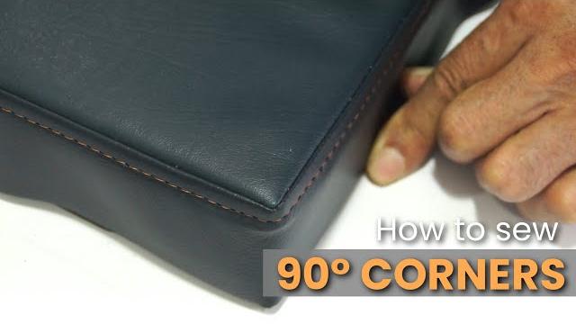 How to sew 90° corners - car upholstery basics How to sew 90° corners - car upholstery basics