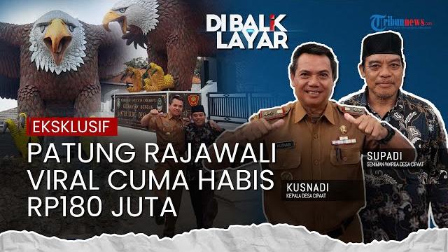 Cerita pembuatan patung rajawali di indramayu yang viral, kades sumbang uang pribadi rp80 juta Cerita pembuatan patung rajawali di indramayu yang viral, kades sumbang uang pribadi rp80 juta