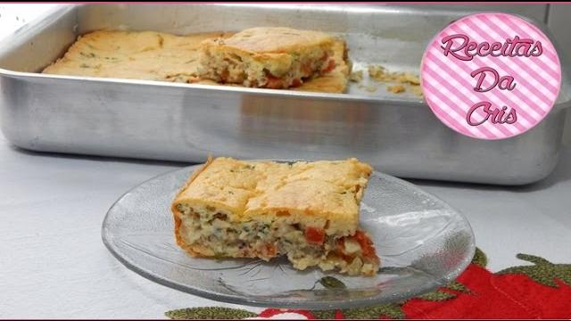 Torta de sardinha | receitas da cris Torta de sardinha | receitas da cris