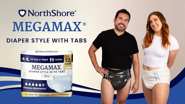 Megamax - diaper style with tabs Megamax - diaper style with tabs