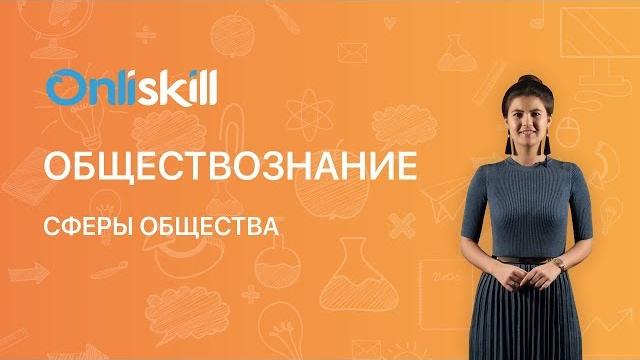Обществознание 8 класс : сферы общества | видеоурок Обществознание 8 класс : сферы общества | видеоурок