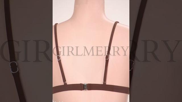 Girlmerry sexy 3 colors padded high waist backless sling bikini set wholesale two-piece ba014619 Girlmerry sexy 3 colors padded high waist backless sling bikini set wholesale two-piece ba014619