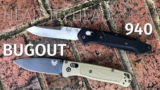 Head to head: benchmade bugout vs 940 review Head to head: benchmade bugout vs 940 review