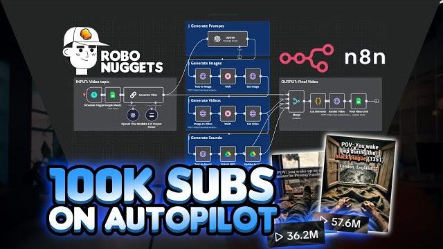 This ai system creates pov faceless videos hourly - 100k subs on autopilot! (n8n no-code tutorial) This ai system creates pov faceless videos hourly - 100k subs on autopilot! (n8n no-code tutorial)