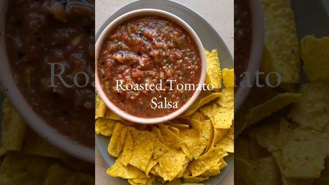 Roasted tomato salsa #mexicanfood #salsa Roasted tomato salsa #mexicanfood #salsa