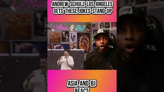 Andrew schulz los angeles gets these jokes stand up reaction #shorts #comedy | asia and bj react Andrew schulz los angeles gets these jokes stand up reaction #shorts #comedy | asia and bj react