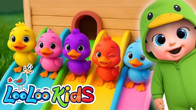 Five little ducks (color version) - learn colors for babies -looloo kids nursery rhymes & kids songs Five little ducks (color version) - learn colors for babies -looloo kids nursery rhymes & kids songs