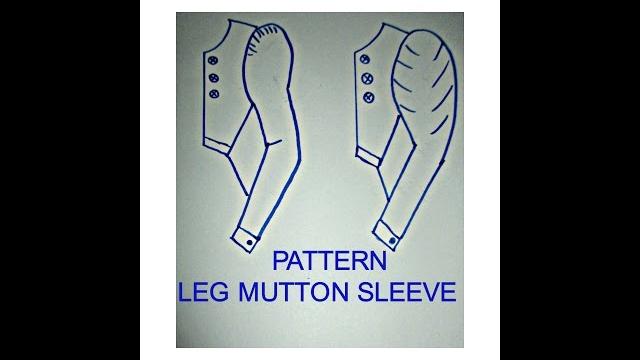 Leg mutton sleeve pattern- sleeves transformation Leg mutton sleeve pattern- sleeves transformation
