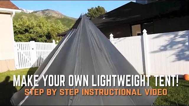 Make your own backcountry tipi shelter Make your own backcountry tipi shelter