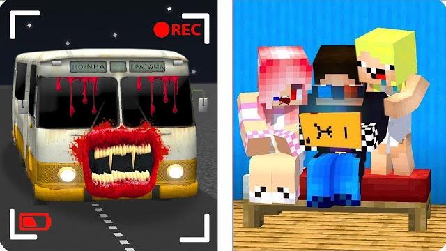 We caught a bus eater on hidden cameras in minecraft! We caught a bus eater on hidden cameras in minecraft!