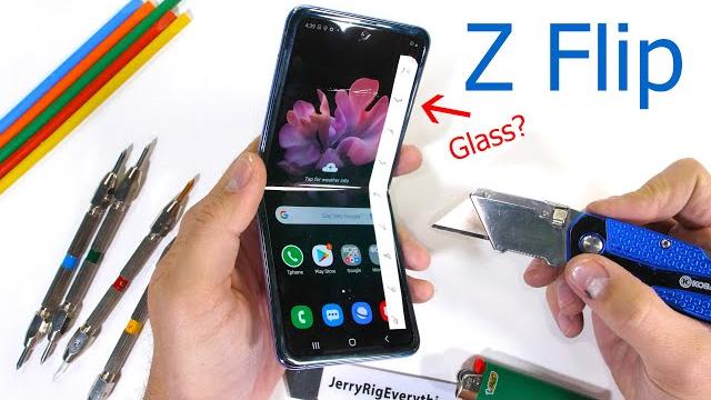Samsung galaxy z flip durability test – fake folding glass?! Samsung galaxy z flip durability test – fake folding glass?!