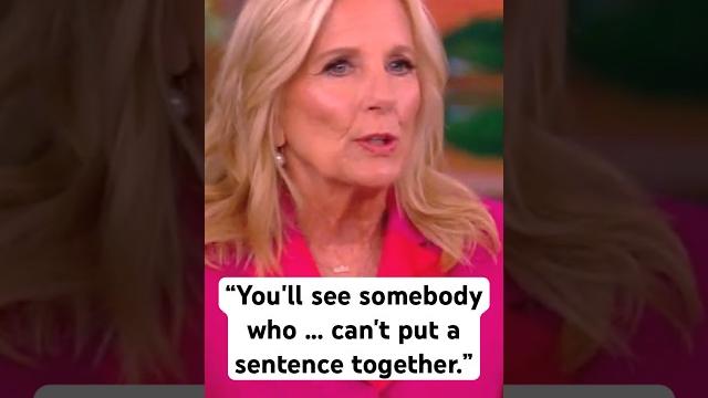 Jill biden: the presidential debate will show intellectual differences between joe biden and trump Jill biden: the presidential debate will show intellectual differences between joe biden and trump