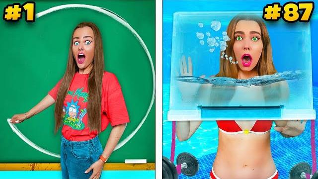 1000 экстремальных лайфхаков за 24 часа - челлендж! 1000 экстремальных лайфхаков за 24 часа - челлендж!