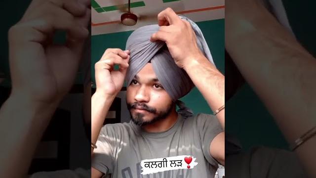 Kalgi larh//#pagg #turban #sardari Kalgi larh//#pagg #turban #sardari