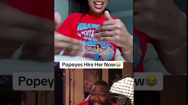 Popeyes jingle consultant #therealspark #holdupwaitaminute #ifyoulaughyoulose#reactionvideo #singing Popeyes jingle consultant #therealspark #holdupwaitaminute #ifyoulaughyoulose#reactionvideo #singing