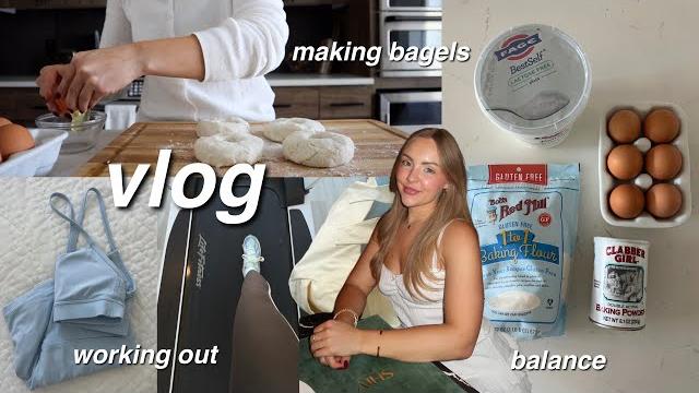 Vlog! working out, new make-up & protein bagels Vlog! working out, new make-up & protein bagels