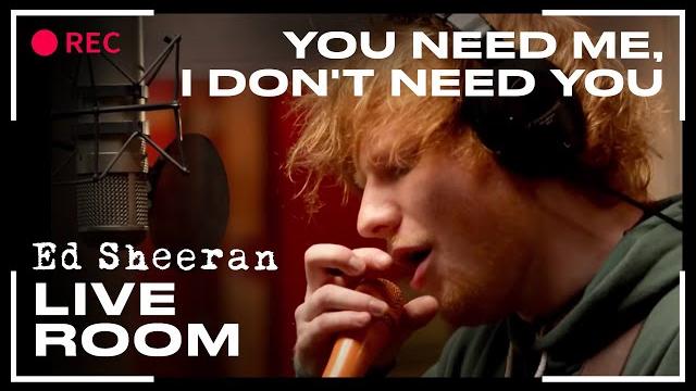 Ed sheeran - you need me, i don't need you | live Ed sheeran - you need me, i don't need you | live
