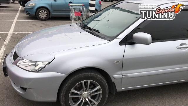 Реснички митсубиси лансер 9 / накладки на фары mitsubishi lancer 9 / тюнинг и аксессуары / обзор Реснички митсубиси лансер 9 / накладки на фары mitsubishi lancer 9 / тюнинг и аксессуары / обзор