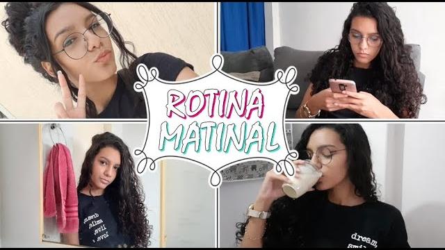 Minha rotina da manhã pra escola | volta ás aulas Minha rotina da manhã pra escola | volta ás aulas