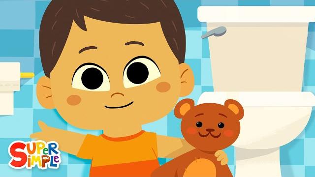Sitting on the potty | kids songs | super simple songs Sitting on the potty | kids songs | super simple songs