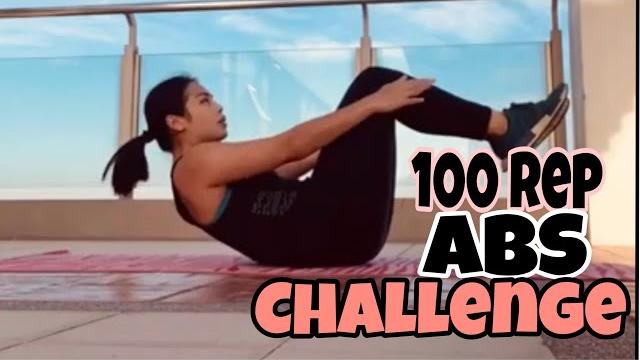 100 rep abs challenge at home by lele wu 100 rep abs challenge at home by lele wu