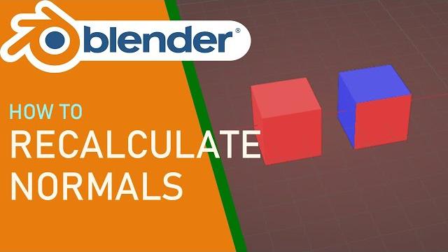 Blender how to recalculate normals Blender how to recalculate normals