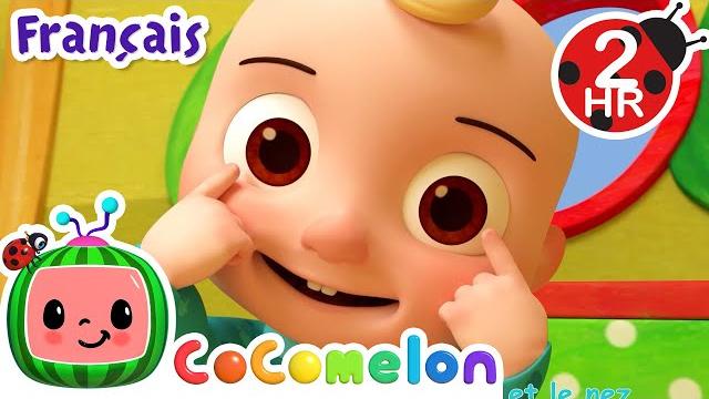 Tête épaules genoux pieds | chansons pour bébés | cocomelon le coin des animaux de jj - comptines Tête épaules genoux pieds | chansons pour bébés | cocomelon le coin des animaux de jj - comptines