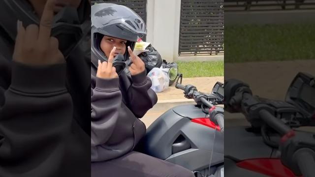Farida mahama on a ride ️🫶️ she’s beautiful oh Farida mahama on a ride ️🫶️ she’s beautiful oh
