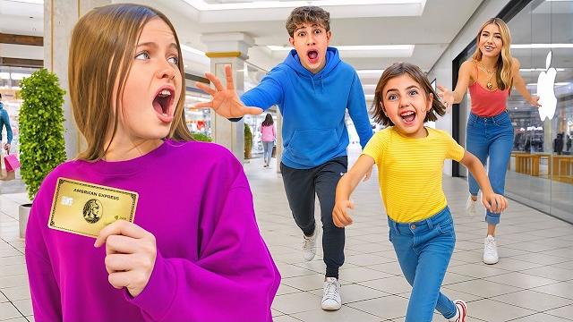 I gave my credit card to ages 1-18 I gave my credit card to ages 1-18