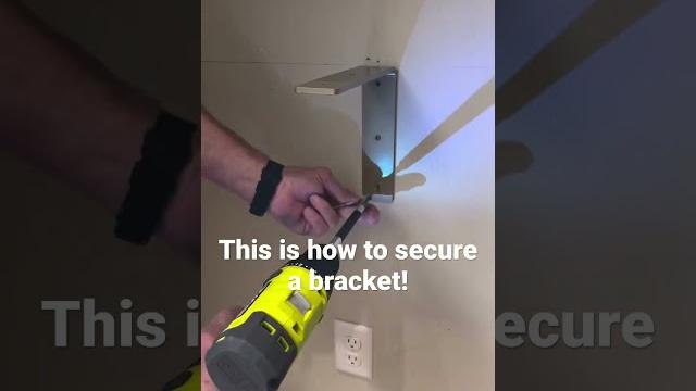 How to install shelf brackets How to install shelf brackets