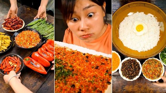 Asmr mukbang chinese spicy food challenges tik tok china #5 Asmr mukbang chinese spicy food challenges tik tok china #5
