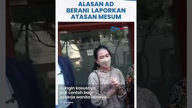 Korban bos mesum di cikarang ungkap alasan berani laporkan atasan yang ajak staycation demi kontrak Korban bos mesum di cikarang ungkap alasan berani laporkan atasan yang ajak staycation demi kontrak