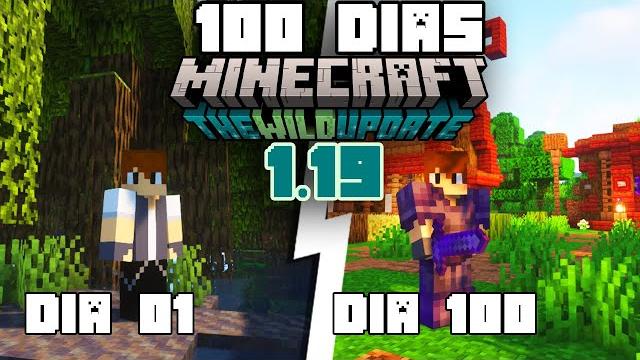 Eu sobrevivi 100 dias no minecraft 1.19 hardcore - o filme Eu sobrevivi 100 dias no minecraft 1.19 hardcore - o filme