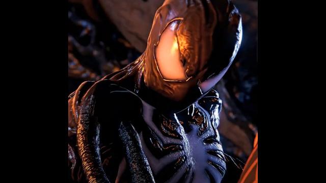 Spider-man removes the symbiote Spider-man removes the symbiote