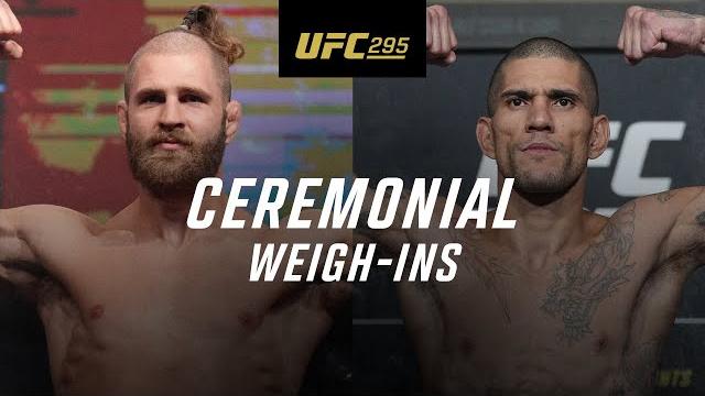 Ufc 295: ceremonial weigh-in Ufc 295: ceremonial weigh-in