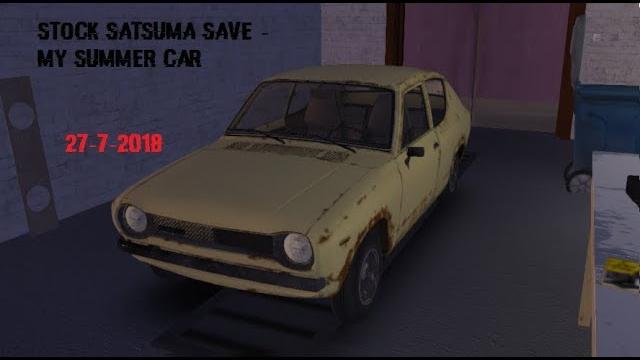 Stock satsuma save - my summer car Stock satsuma save - my summer car
