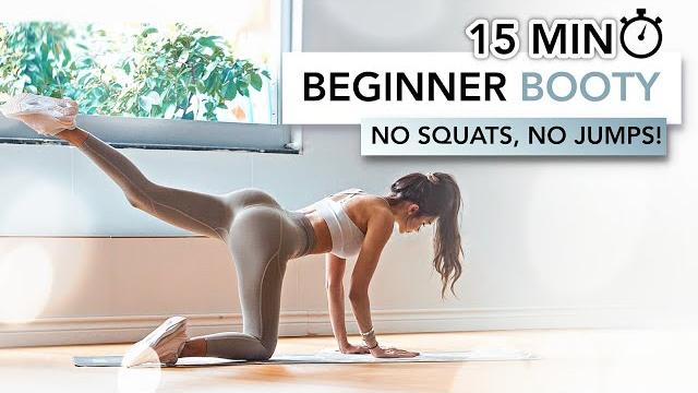 15 min beginner booty workout (low impact, no squats & jumps) | round & lifted booty | eylem abaci 15 min beginner booty workout (low impact, no squats & jumps) | round & lifted booty | eylem abaci