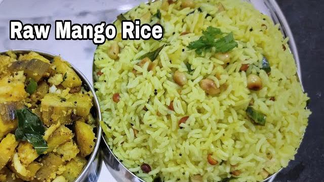 How to make raw mango rice- maangai sadam How to make raw mango rice- maangai sadam