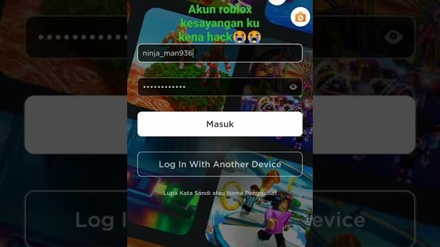 Akun roblox kesayanganku kena hack Akun roblox kesayanganku kena hack