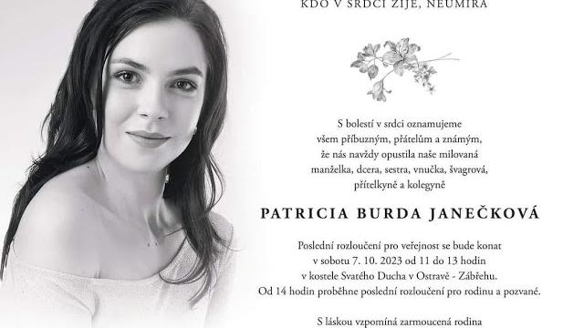 In memory of patricia janečková . In memory of patricia janečková .