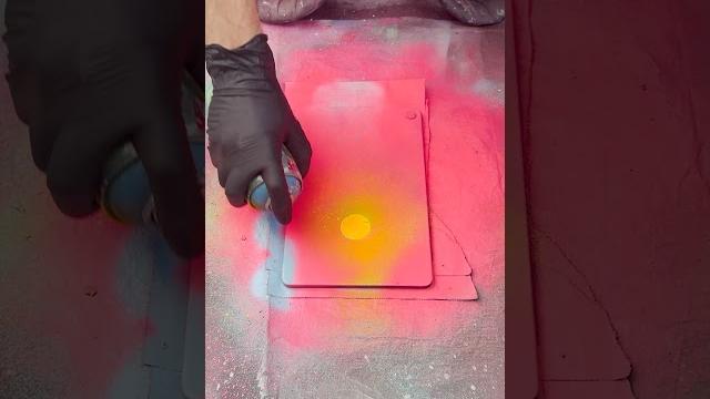 Quick & easy spray art! Quick & easy spray art!