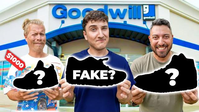 Who can find the most hype sneaker at the thrift store? Who can find the most hype sneaker at the thrift store?