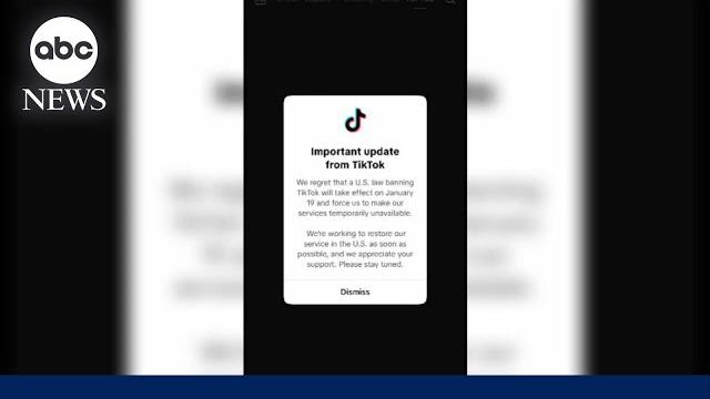Us tiktok ban goes into effect Us tiktok ban goes into effect