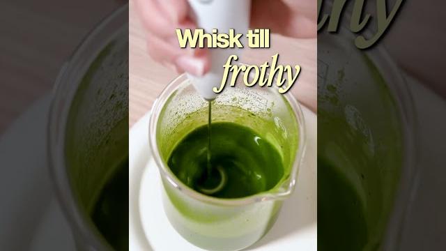 Recreating an $8 matcha latte at home for $1.50 Recreating an $8 matcha latte at home for $1.50