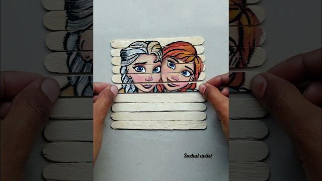 Frozen drawing. elsa and anna painting on stick #disney #frozen #elsaanna #shorts #viral #drawing Frozen drawing. elsa and anna painting on stick #disney #frozen #elsaanna #shorts #viral #drawing