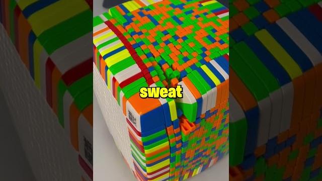 Solving world's largest cube 21x21 Solving world's largest cube 21x21