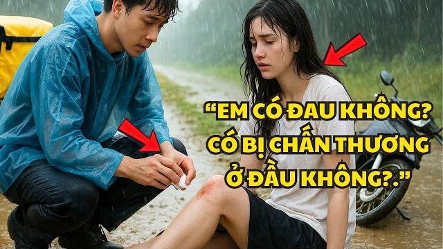 Anh giao hàng nghèo cứu cô gái bị ngã xe đưa về nhà, không ngờ cô là con gái giám đốc công ty anh Anh giao hàng nghèo cứu cô gái bị ngã xe đưa về nhà, không ngờ cô là con gái giám đốc công ty anh